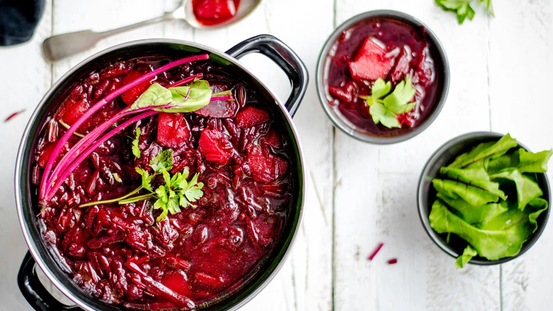Foods that help against sore muscles: beetroot