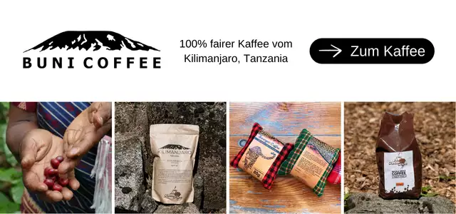 BUNI Coffee Shop: Kaffee vom Kilimajaro, Tanzania