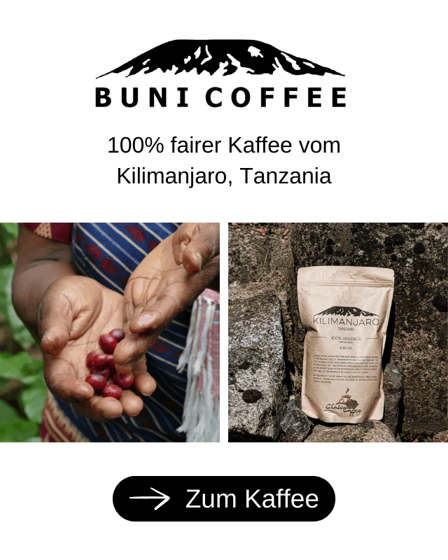 BUNI Coffee Shop: Kaffee vom Kilimajaro, Tanzania