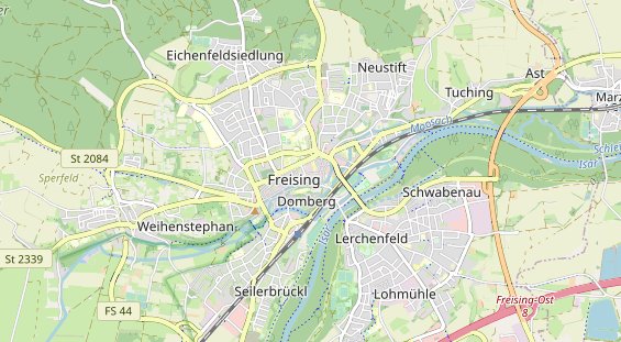 physical therapy on map