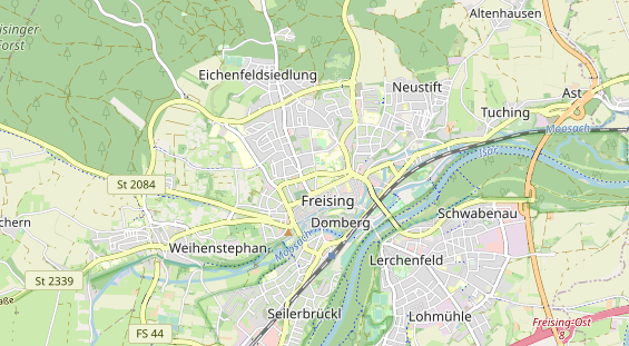 physical therapy on map