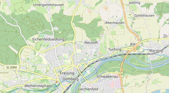 physical therapy on map