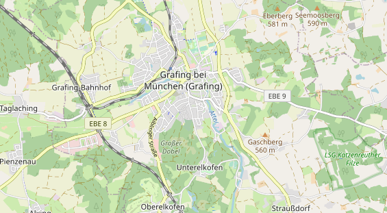 physical therapy on map
