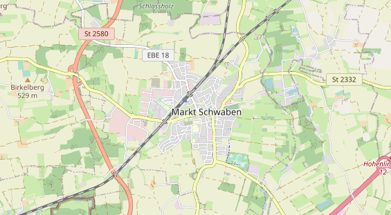 physical therapy on map