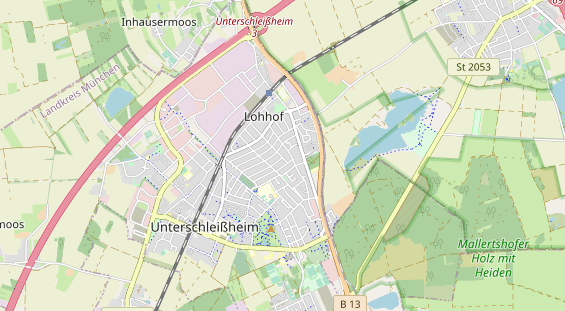 physical therapy on map