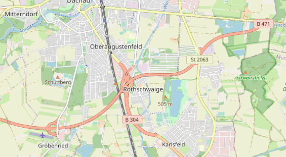 physical therapy on map