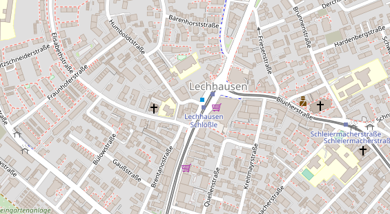 Physiotherapie auf Satellitenbild