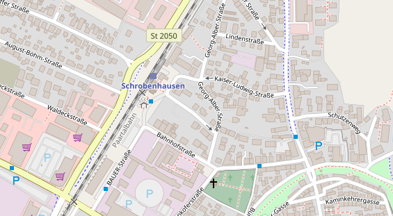 Physiotherapie auf Satellitenbild