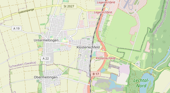 physical therapy on map