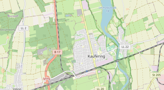 physical therapy on map