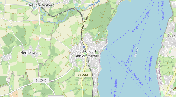 physical therapy on map