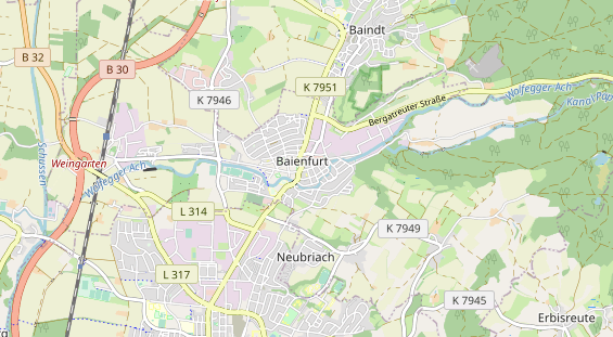 physical therapy on map