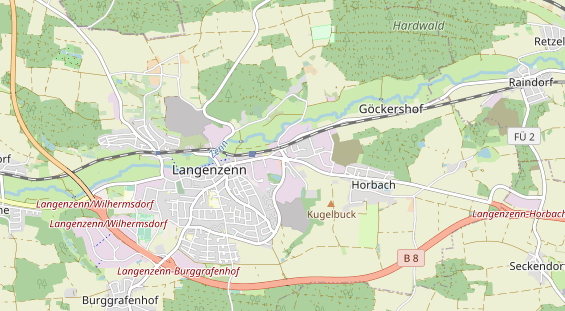 physical therapy on map