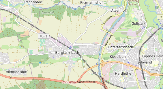 physical therapy on map