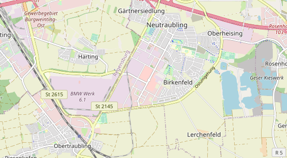 physical therapy on map