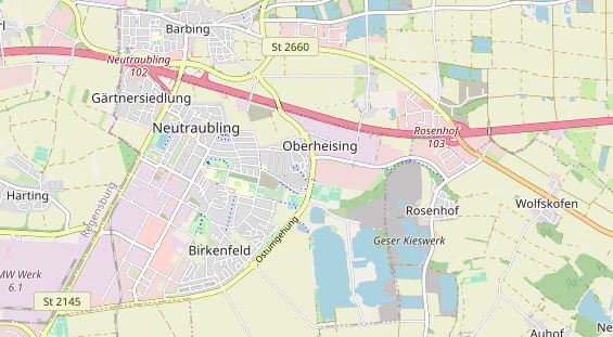 physical therapy on map
