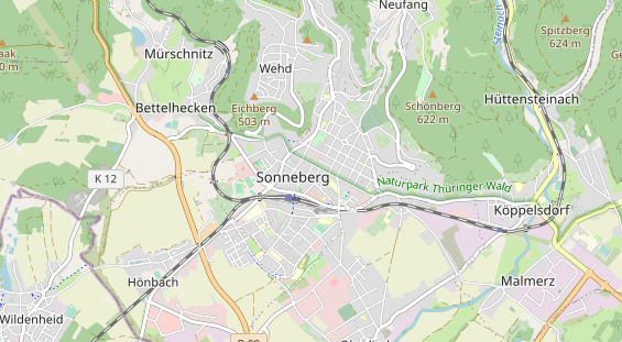 physical therapy on map