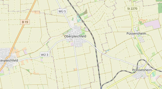 physical therapy on map