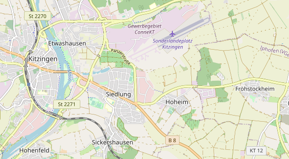 physical therapy on map