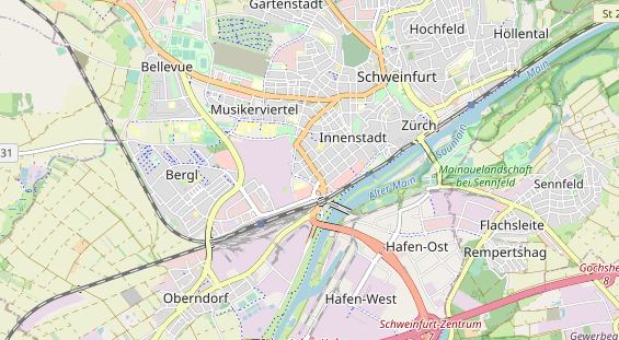 physical therapy on map