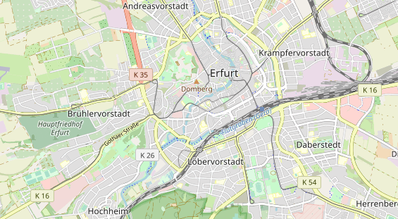 physical therapy on map