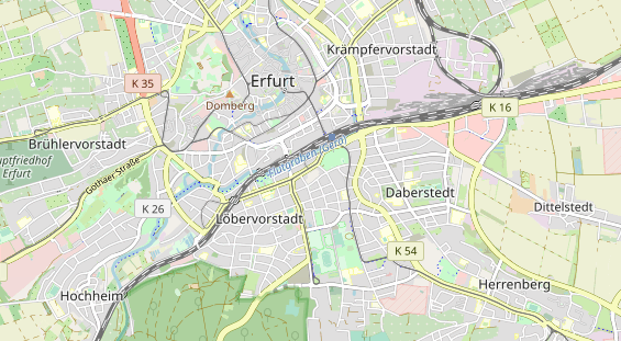 physical therapy on map