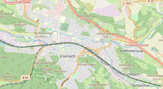 physical therapy on map