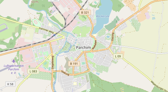 physical therapy on map