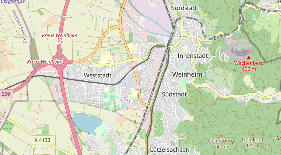 physical therapy on map