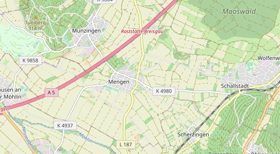 physical therapy on map
