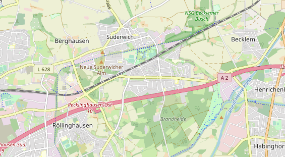 physical therapy on map