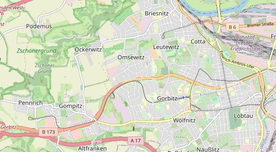 physical therapy on map