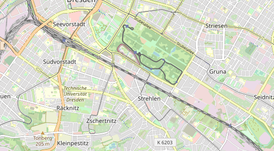 physical therapy on map