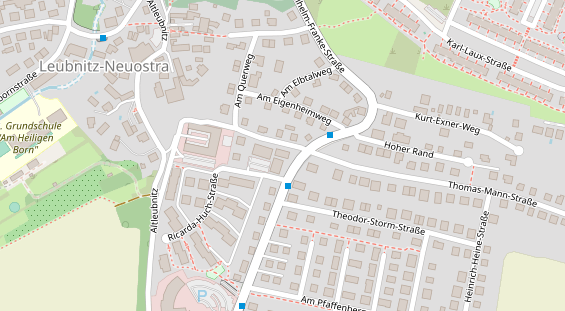 Physiotherapie auf Satellitenbild