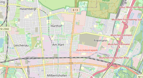 physical therapy on map