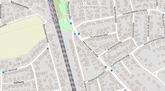 Physiotherapie auf Satellitenbild