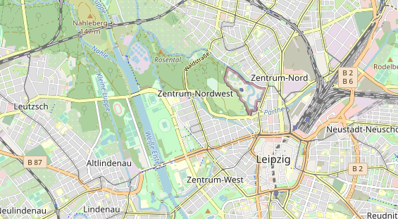 physical therapy on map