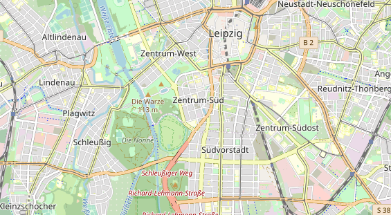 physical therapy on map