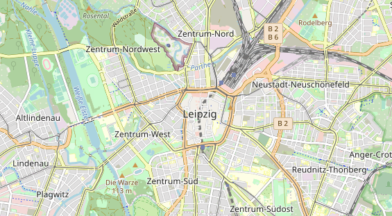 physical therapy on map