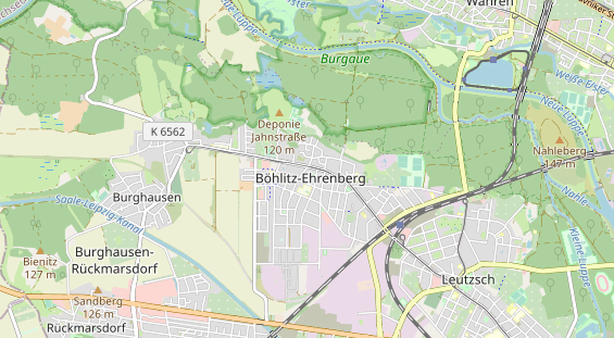 physical therapy on map