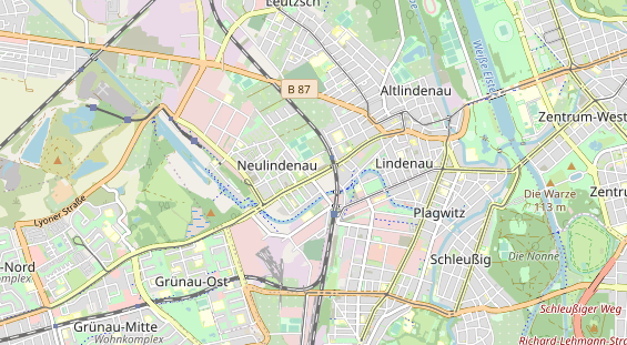 physical therapy on map