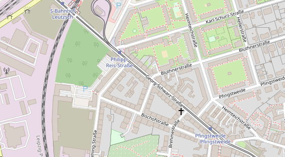 Physiotherapie auf Satellitenbild