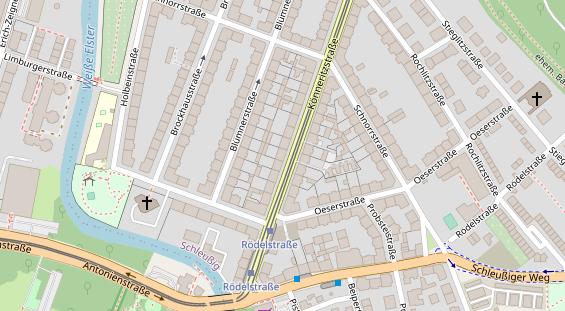 Physiotherapie auf Satellitenbild