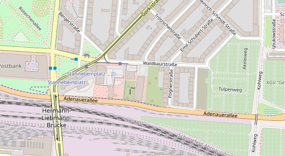 Physiotherapie auf Satellitenbild