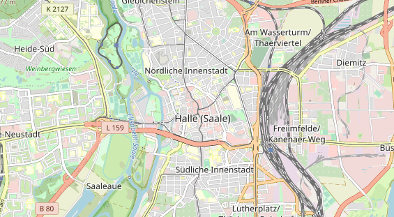 physical therapy on map