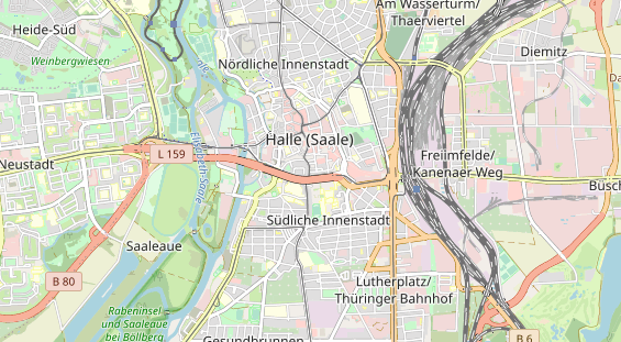 physical therapy on map