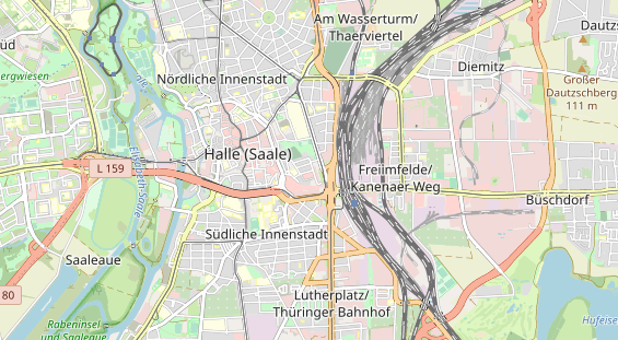 physical therapy on map