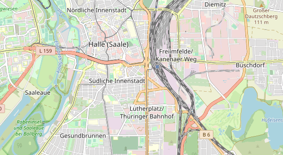 physical therapy on map