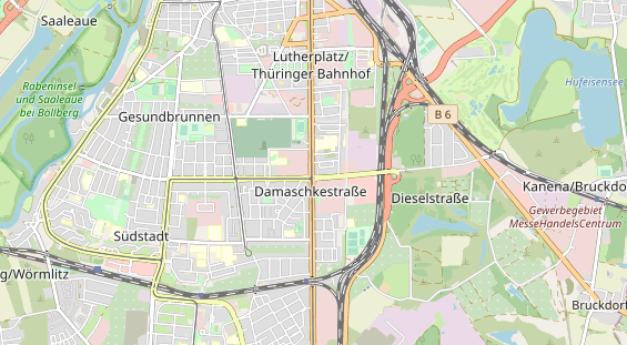 physical therapy on map