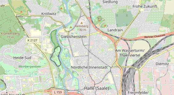 physical therapy on map